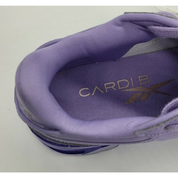 Reebok x Cardi B Club C Junior Size 5.5Y 'Crisp Purple' GX5027 - Picture 7 of 8